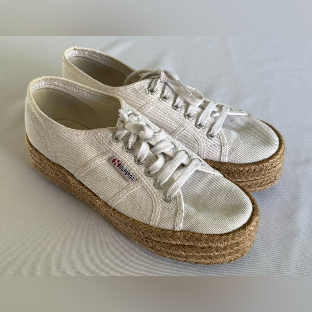 Superga 2730 COTROPEW Platform Espadrille Sneaker Size 29 (US 8)